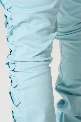 SERENEDE Sea Stacked Jeans (BLUE)