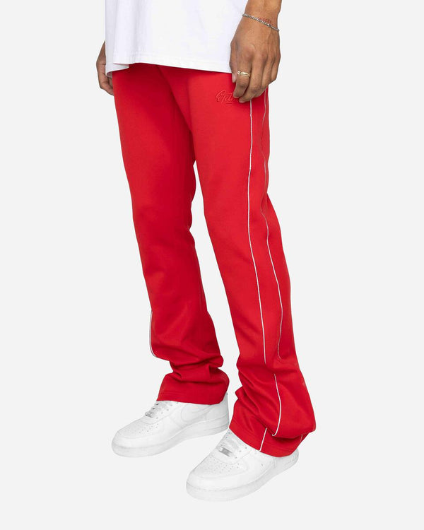 EPTM PIPING FLARED TRACK PANTS (RED)