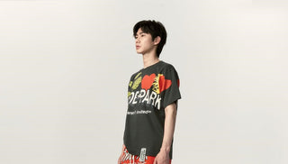 Hyde Park Heart Palm Tee (Black)