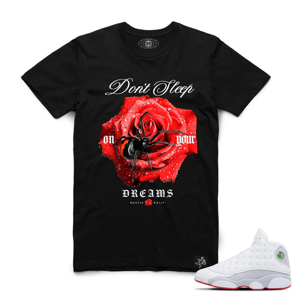 Hustle Daily Widow Rose Shirt (BLACK)