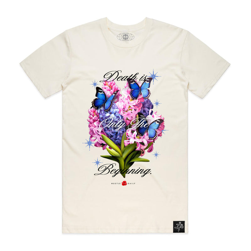 Hustle Daily Roses Barbed Wire Shirt (NATURAL)