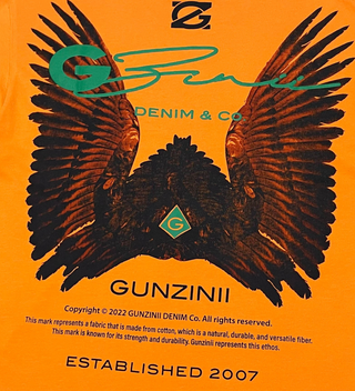 GUNZINII EAGLE TEE (ORANGE)