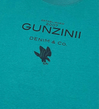 GUNZINII EAGLE GARMENT DYED TEE (GREEN BAY)