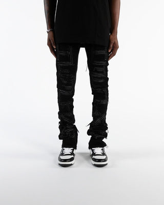 Pheelings Inspired By FLARE STACK DENIM (BLACK)