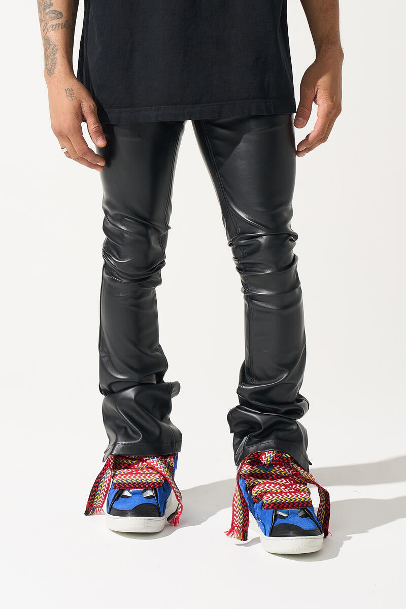 SERENEDE Stone Stacked Jeans (BLACK)