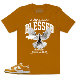 Rich & Rugged Blessed Shirt (Antique Gold)