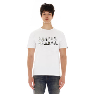 CULT OF INDIVIDUALITY SHORT SLEEVE CREW NECK TEE 50 YEARS (WHITE)