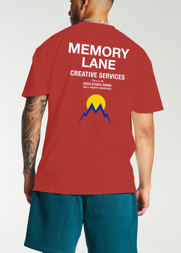 MEMORY LANE Blast Creative Services Tee (Red)