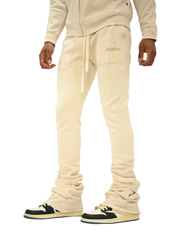 Doctrine CORE DAGGER SUPERSTACKED JOGGER (HEATHER OATMEAL)