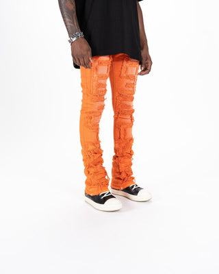 Pheelings Inspired By FLARE STACK DENIM (ORANGE)