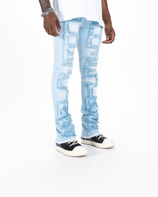 Pheelings Inspired By FLARE STACK DENIM (SKY BLUE)