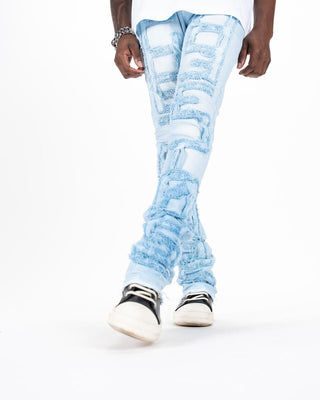 Pheelings Inspired By FLARE STACK DENIM (SKY BLUE)