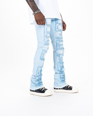 Pheelings Inspired By FLARE STACK DENIM (SKY BLUE)