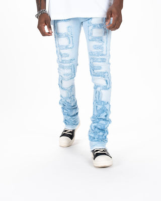 Pheelings Inspired By FLARE STACK DENIM (SKY BLUE)