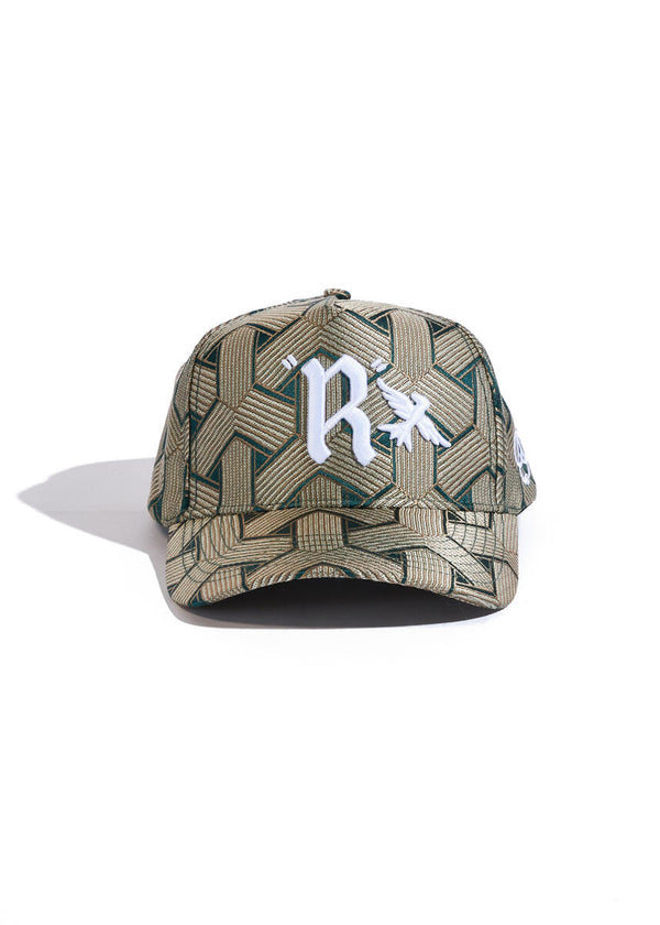 Reference LUXE Hat (GREEN GEOMETRIC)