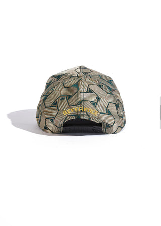 Reference LUXE Hat (GREEN GEOMETRIC)