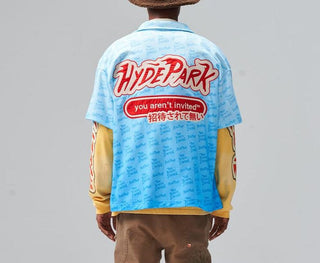 Hyde Park Slap Tape Work Shirt (Blue)