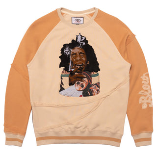 FROST ORIGINAL BLOW TAPESTRY CREWNECK (KHAKI)