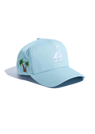 Reference PARADISE LA TRUCKER Hat (BABY BLUE)