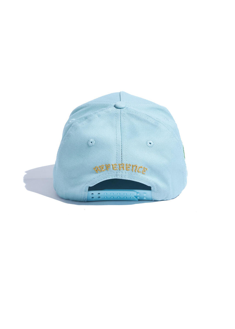 Reference PARADISE LA TRUCKER Hat (BABY BLUE)