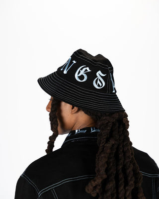 PHEELINGS DEFYING ODDS BUCKET HAT (JET BLACK/COLUMBIA BLUE)