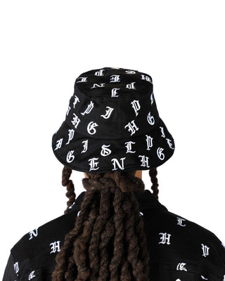 PHEELINGS SOUL STAMPED BUCKET HAT (JET BLACK)