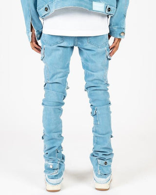 PHEELINGS MY PLEASURE FLARE STACK DENIM (MAYA BLUE)