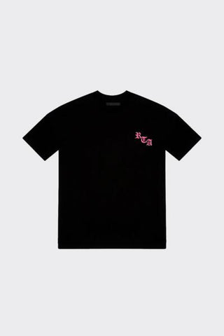 RTA TEE FROM THE ASHES PINK IN BLACK