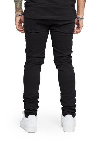 Valabasas MR.CLEAN 2.0 BLACK SKINNY JEAN (BLACK)