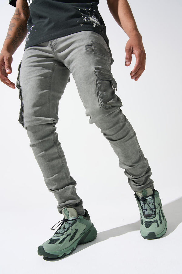 Serenede Timber Wolf Cargo Jeans (Arctic Grey)