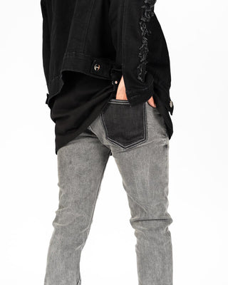 PHEELINGS LOVE'S SYMPHONY FLARE STACK DENIM (CHARCOAL GREY)