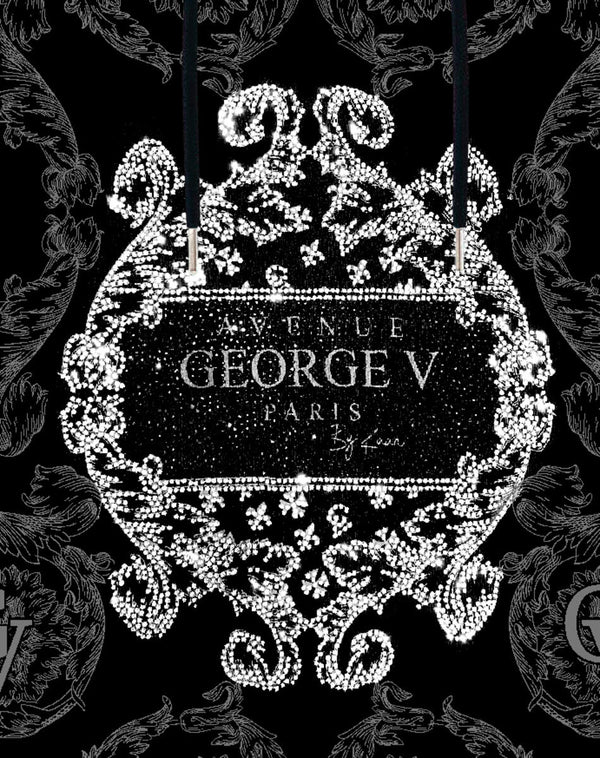 George V Paris All over Hoodie (Black)