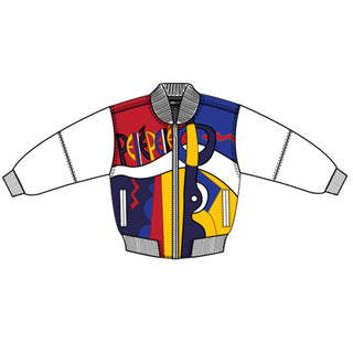 PELLE PELLE Picasso Jacket (WHITE/MULTI)