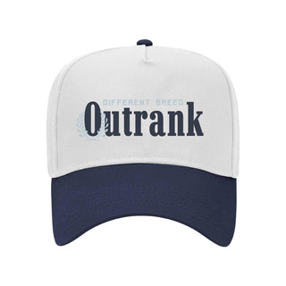 Outrnk Different Breed Snapback (White/ Navy)