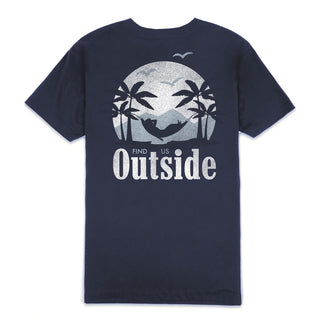 Outrnk Find Us Outside TEE (Navy)