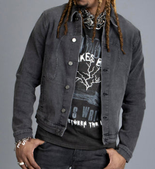 DOCTRINE NEVADA JACKET (BLACK WASH)