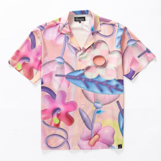 SUGARHILL FLORA BUTTON-UP SHIRT (PINK)