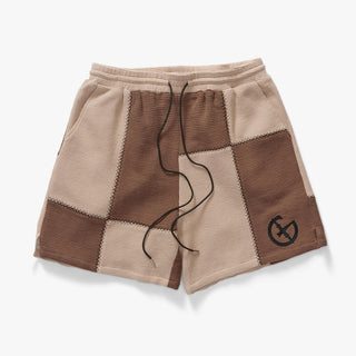 GALA DOPAMINE KNITTED SHORTS (MOCHA)