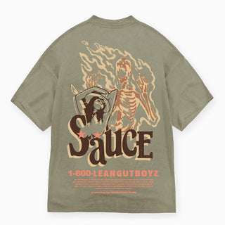 SUGARHILL SAUCE T-SHIRT (VINTAGE OLIVE)