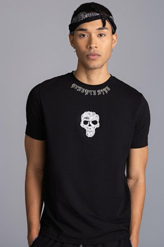 ROBERTO VINO Skull T-shirt (BLACK)
