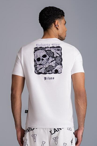 ROBERTO VINO Skull T-shirt (WHITE)