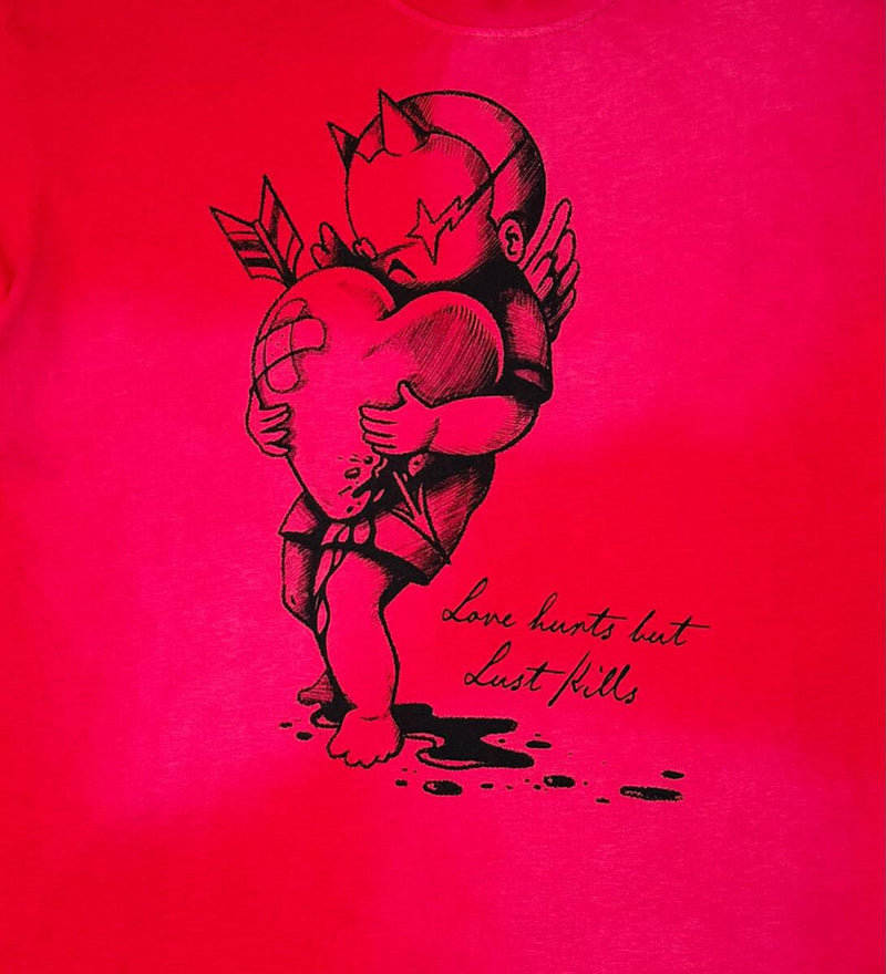 Wrathboy LOVE HURTS TEE (RED)