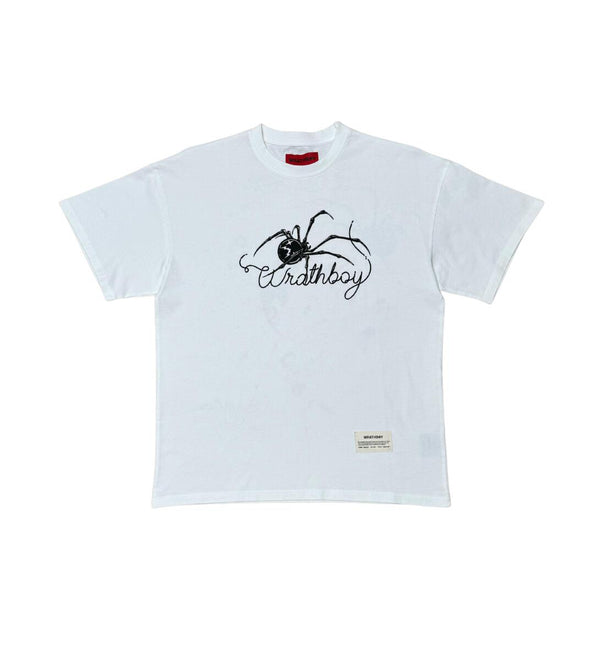 Wrathboy CAUGHT IN WEB TEE (OFF WHITE)