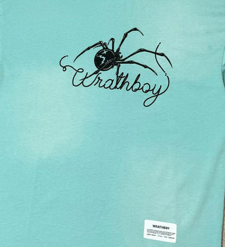 Wrathboy CAUGHT IN WEB TEE (SAGE)