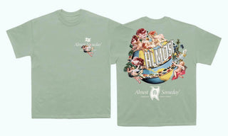 Almost Someday ANGELS TEE (sage)