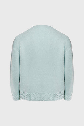 THC Racket Club Knit Crewneck Sweater (Pastel Green)