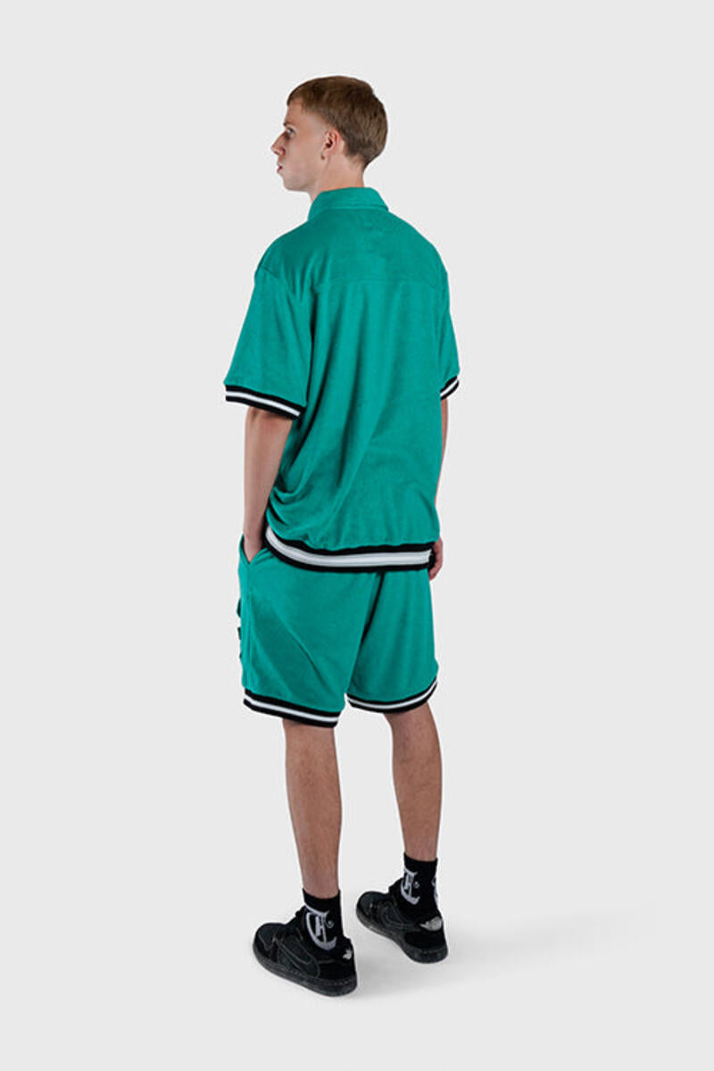 THC Racket Club Terry Cloth Cabana Shirt & Short (River Green)