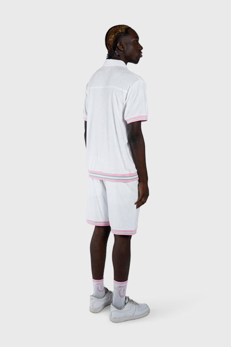 THC Racket Club Terry Cloth Cabana Shirt & Short (White)