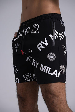 ROBERTO VINO Sicily Swimming Trunks (BLACK)