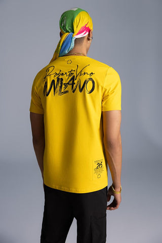 ROBERTO VINO Vino Moda T-shirt (YELLOW)